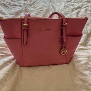 Michael Kors medium pink tote